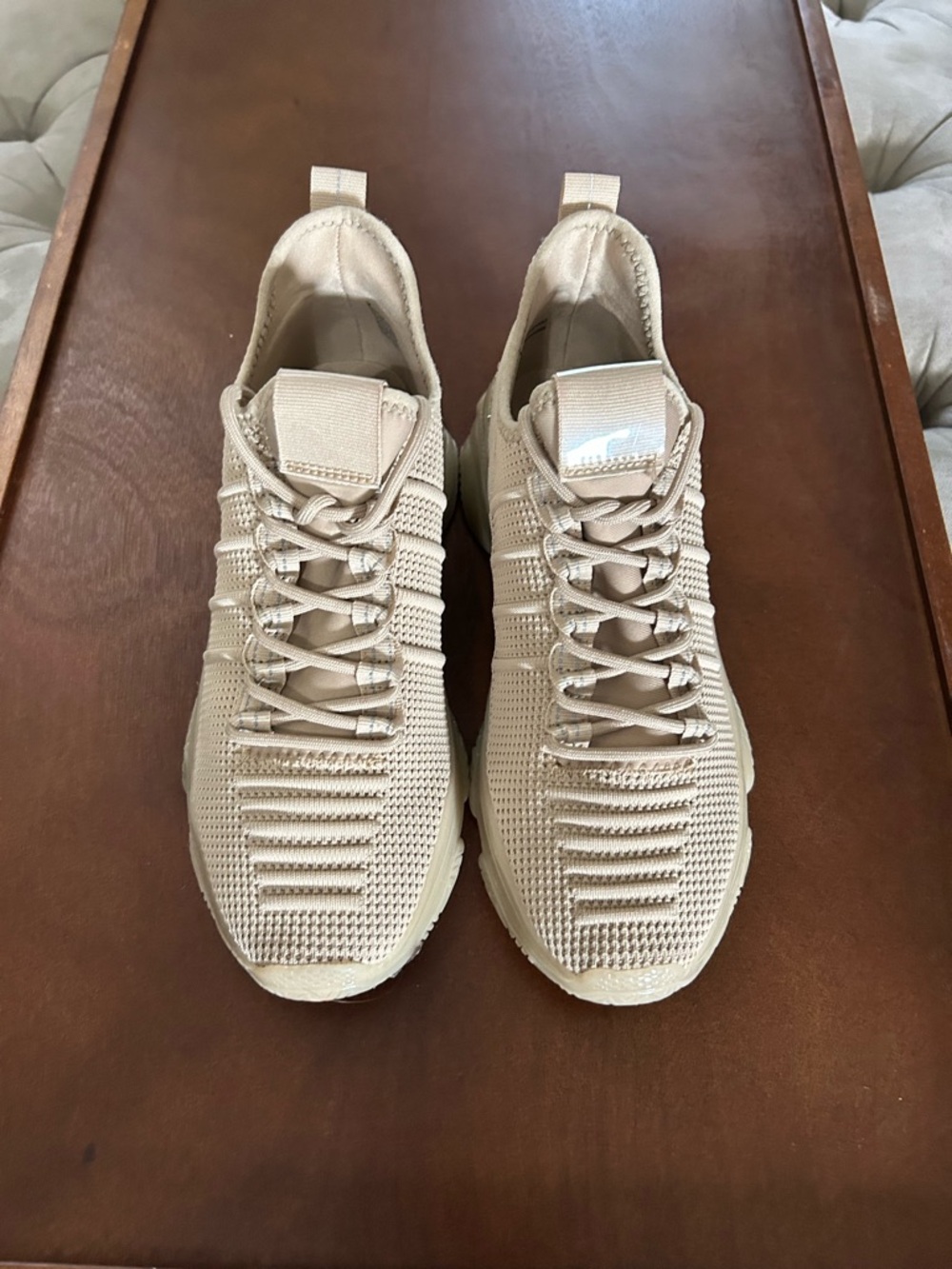 Men's Lightweight Knit Sneakers - Beige